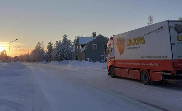 rijden op sneeuw